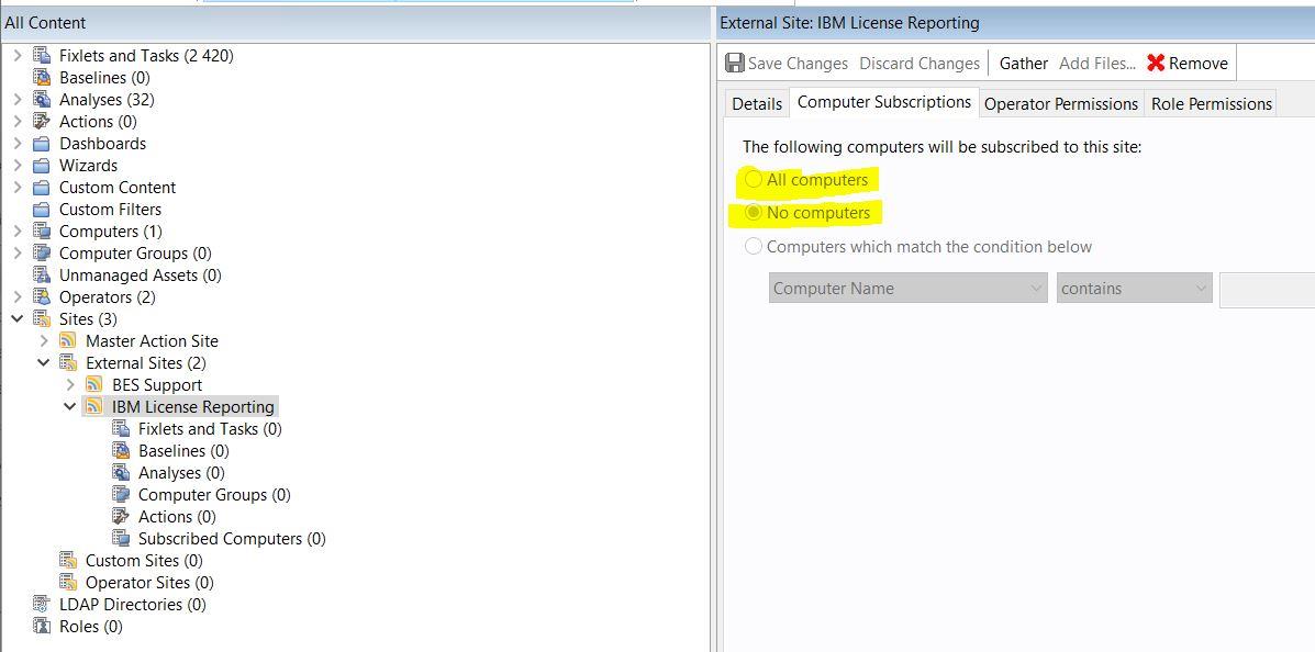 Installing BigFix and ILMT without access IBM License Metric
