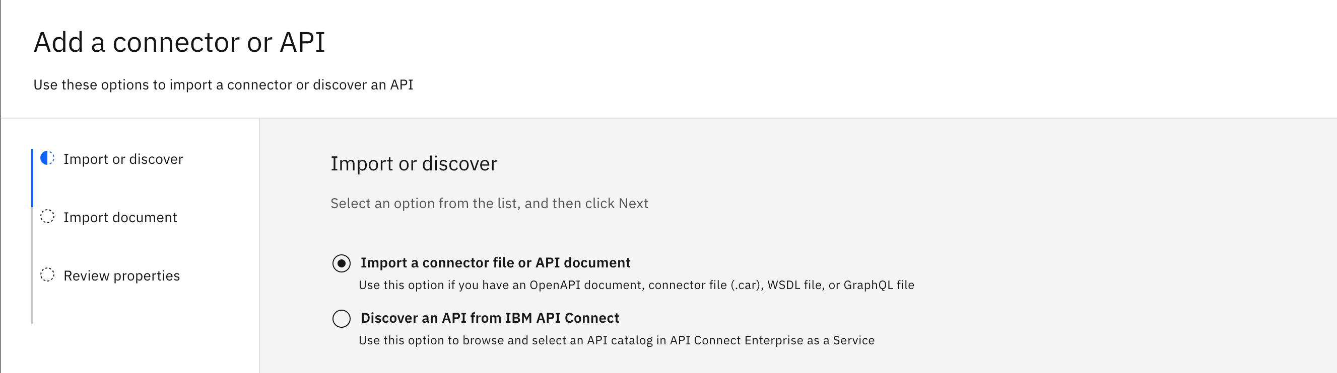 Using imported GraphQL APIs in IBM® App Connect