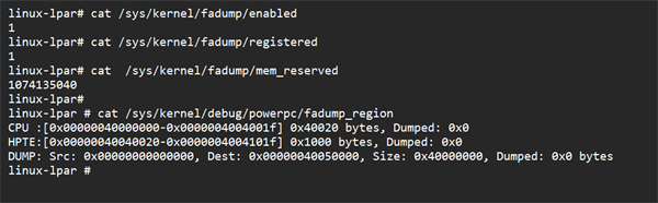 Linux kernel crash-dump mechanism ( KDUMP and FADUMP )
