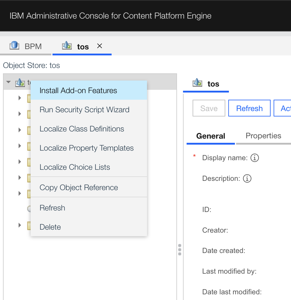 Enabling BAI for Business Object Properties