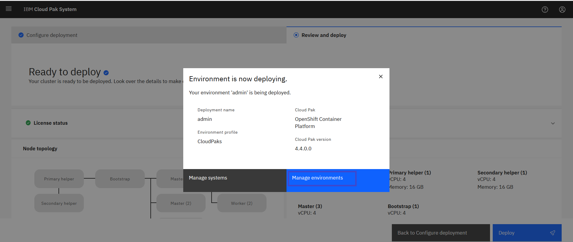 Go to manage accelerators