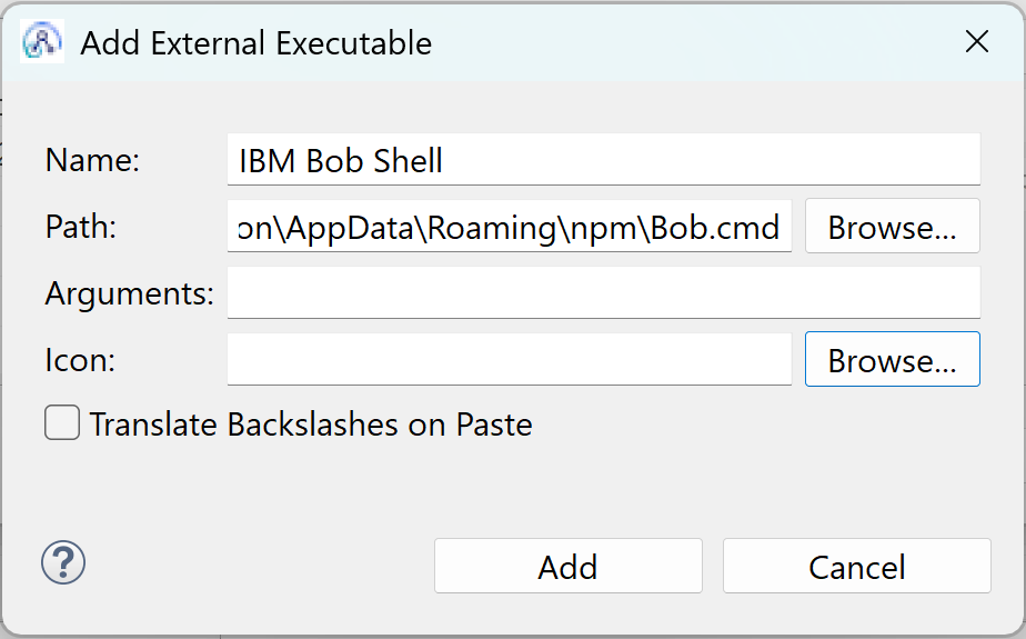 Using IBM Bob in the ACE Toolkit