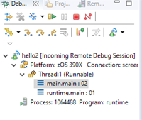 Debugging a Go program with z/OS Debugger
