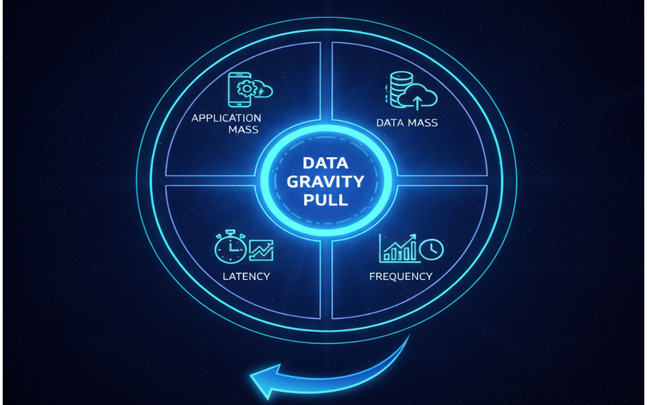 Understanding data gravity patterns