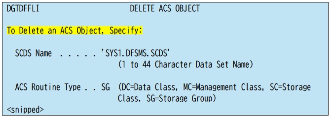 Dfsms Icon #173【z/OS 3.2変更点】 DFSMS SMS ACSルーチンの「ソース・コード」をSCDS/ACDSに自動保管