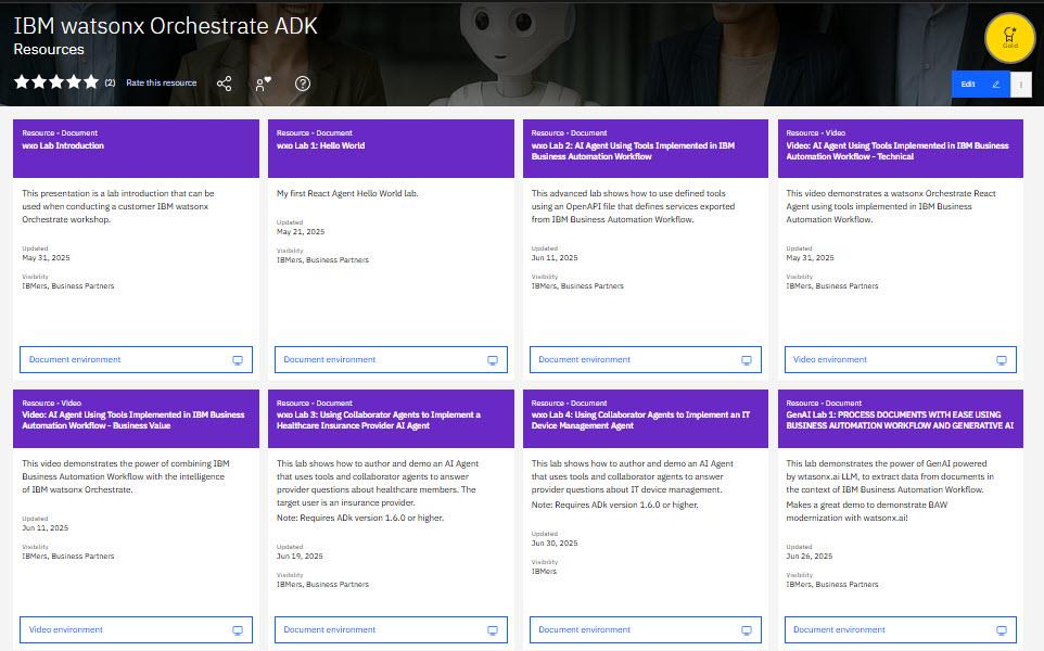 IBM watsonx Orchestrate ADK Labs/Demos/Videos