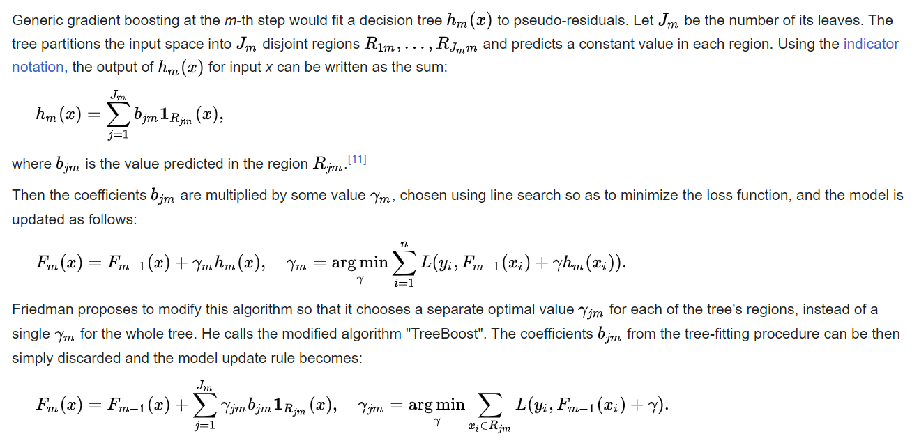 Gradient Boosting Models