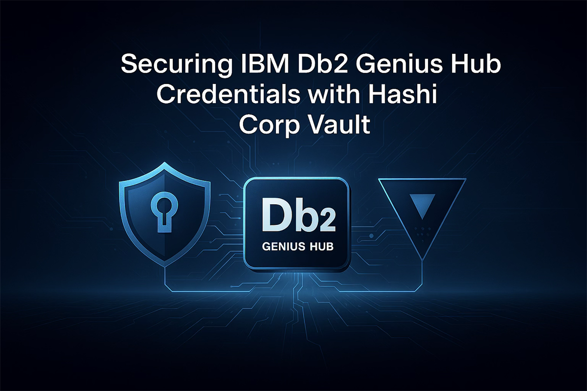Securing IBM Db2 Genius Hub credentials with Hashi corp vault