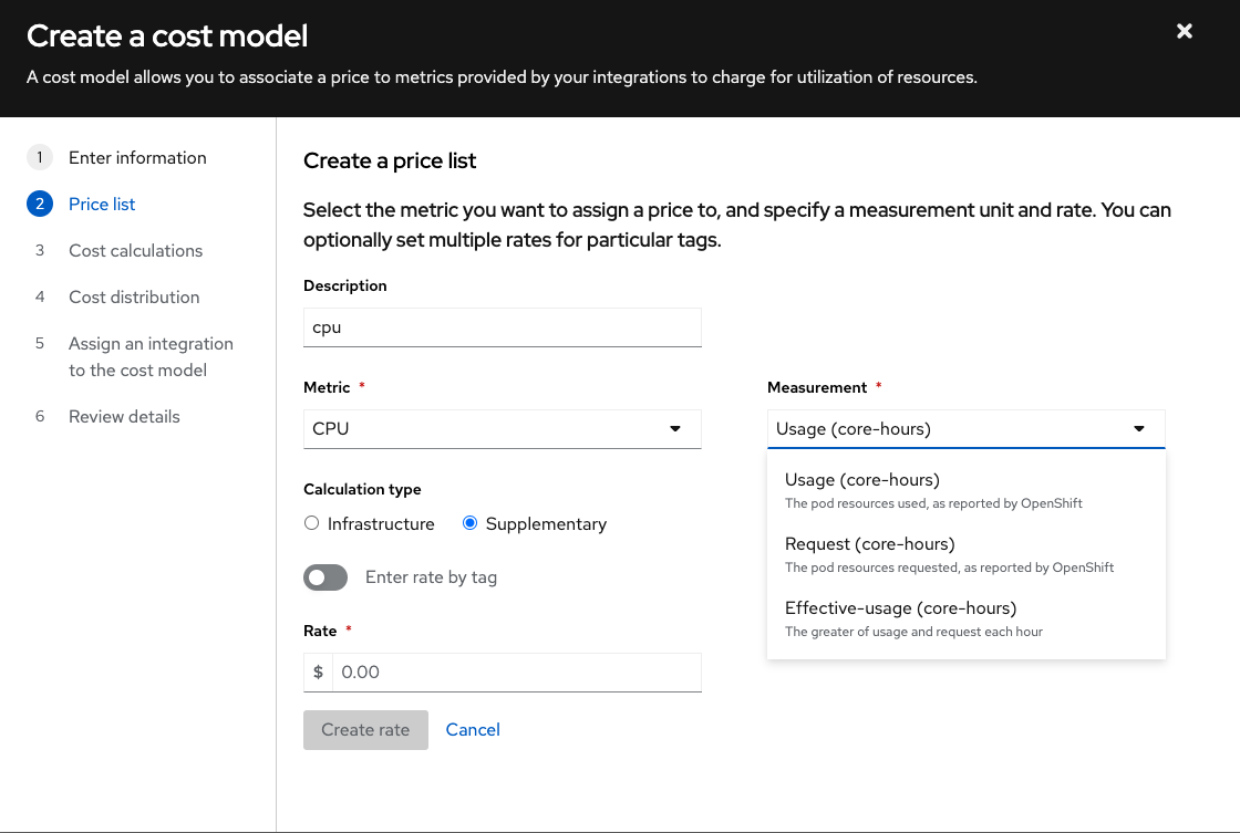 Red Hat Insights cost management on IBM Power