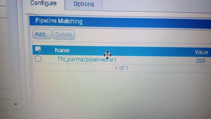 Pipeline Matching Var