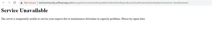 TechCommunity SoftwareAg site down