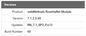 RosettaNet Module Version