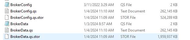 Broker storage SS