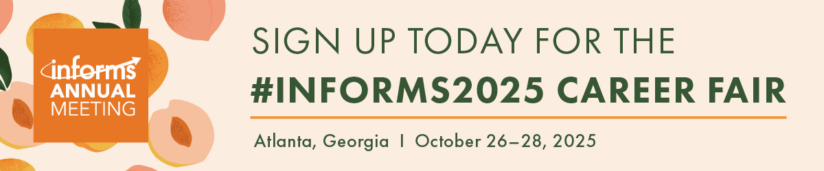 Learn more about the Career Fair at the 2025 INFORMS Annual Meeting