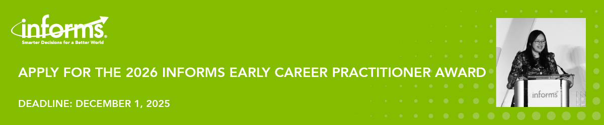 Apply for the 2026 Early Career Practitioner Award