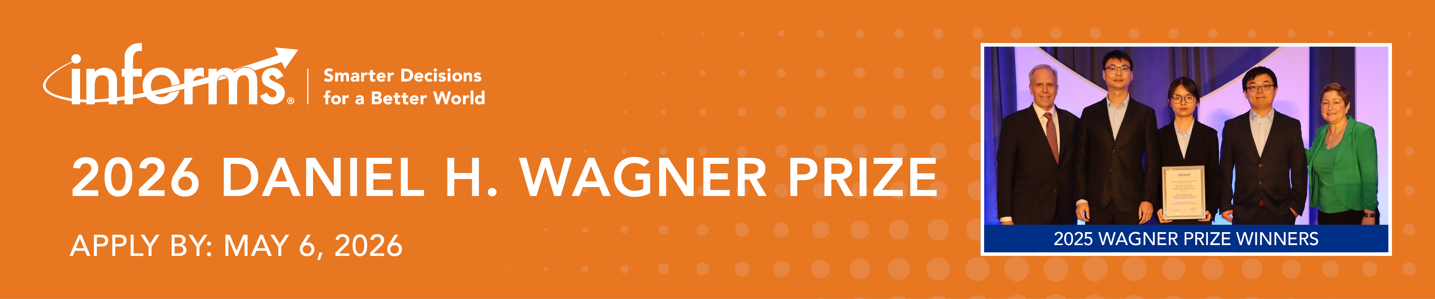 Apply for the 2026 Wagner Prize