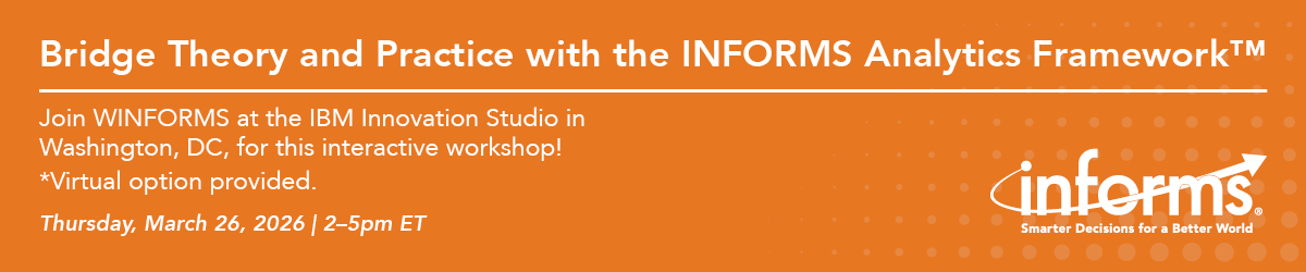 Join WINFORMS in Washington DC for this interactive workshop