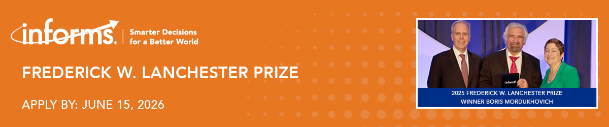 Frederick W. Lanchester Prize