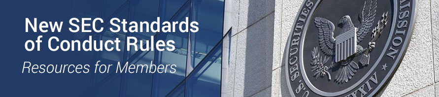 New SEC Standards of Conduct Rules