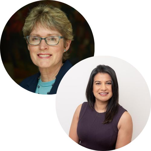 Cathy Bebelman and Ashishika Sharma