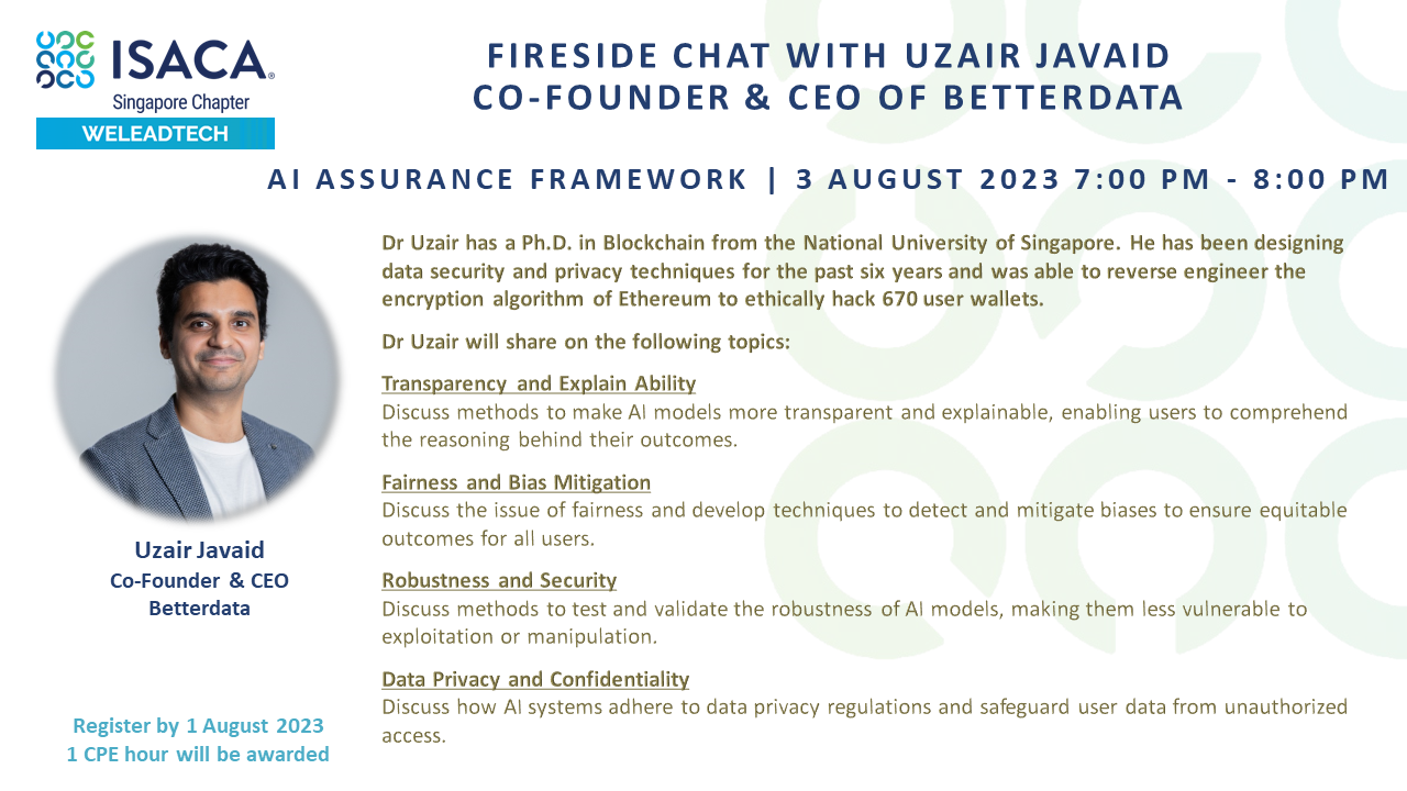 WeLeadTech August 2023 Webinar - Singapore Chapter