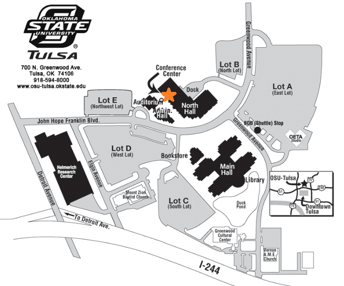 OSU Tulsa Campus Map