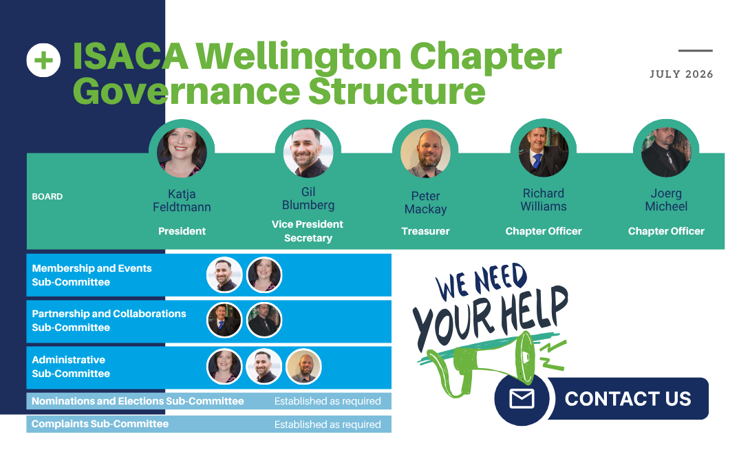 ISACA Wellington Governance Structure