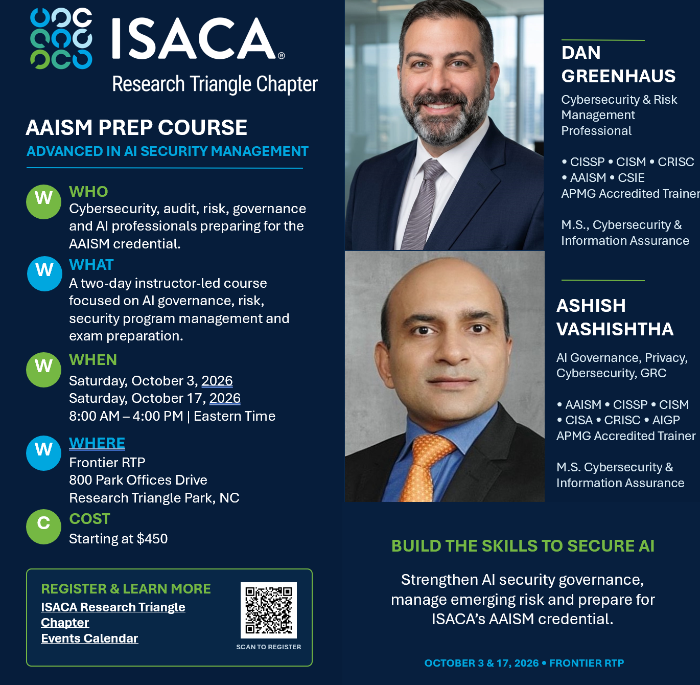 AAISM Course Details