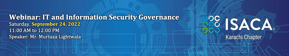 Webinar: IT and Information Security Governance