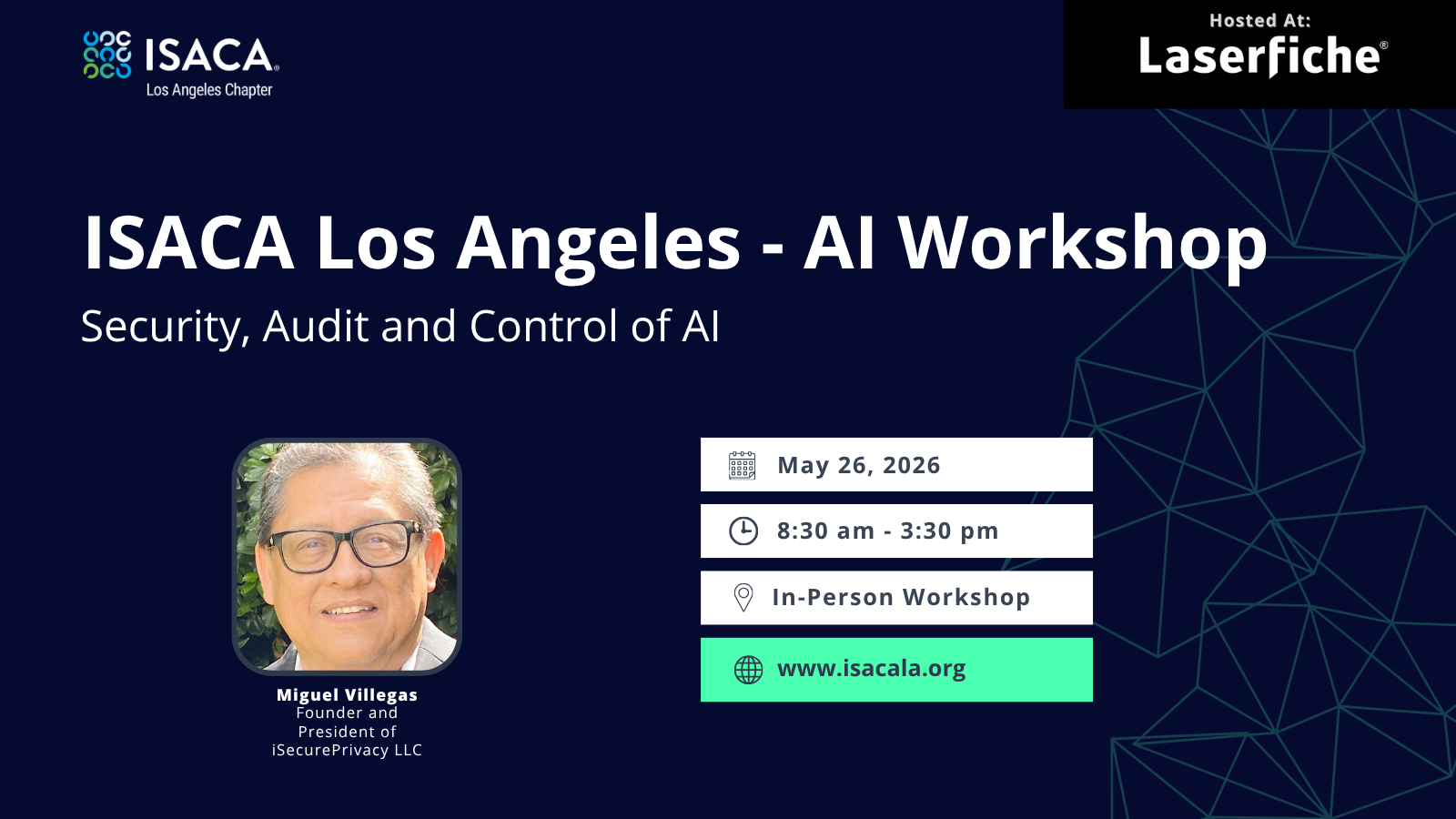 2026 ISACA LA April Certification Workshop – Advanced in AI Audit