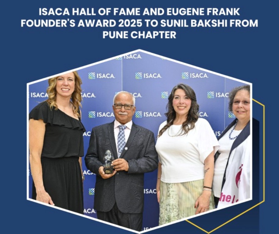 ISACA Hall of Fame Sunil Bakshi 2025
