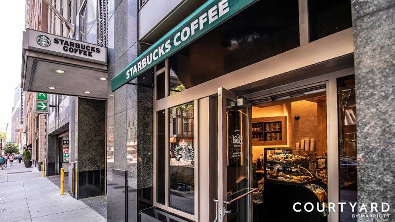 Courtyard Marriott Downtown Starbucks