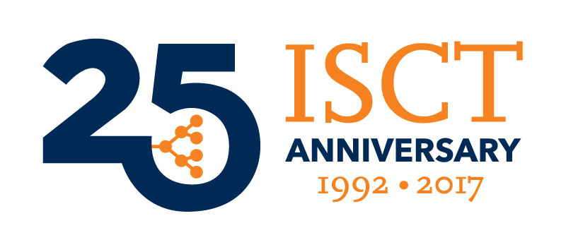 ISCT 25th anniversary logo 1992 to 2017
