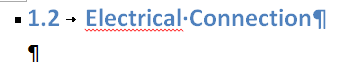 Blank line after description Requirement with empty description