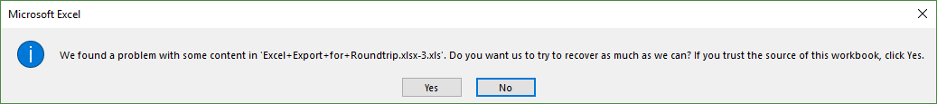 content error