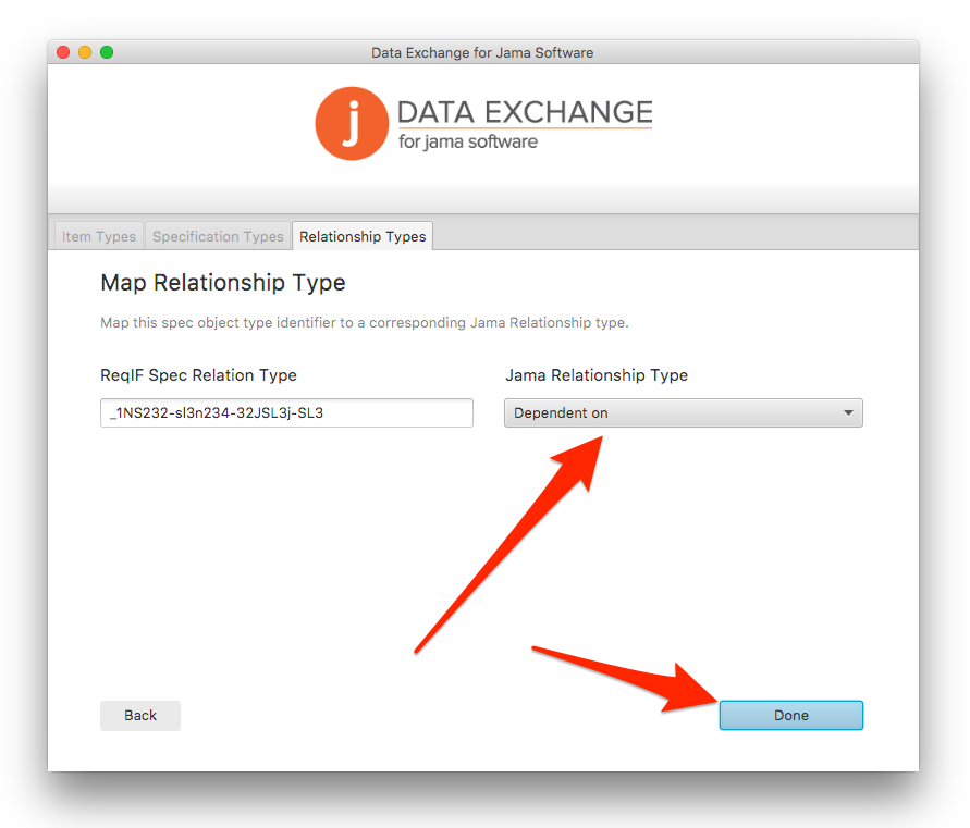Map Relationship Type Map Relationship Type