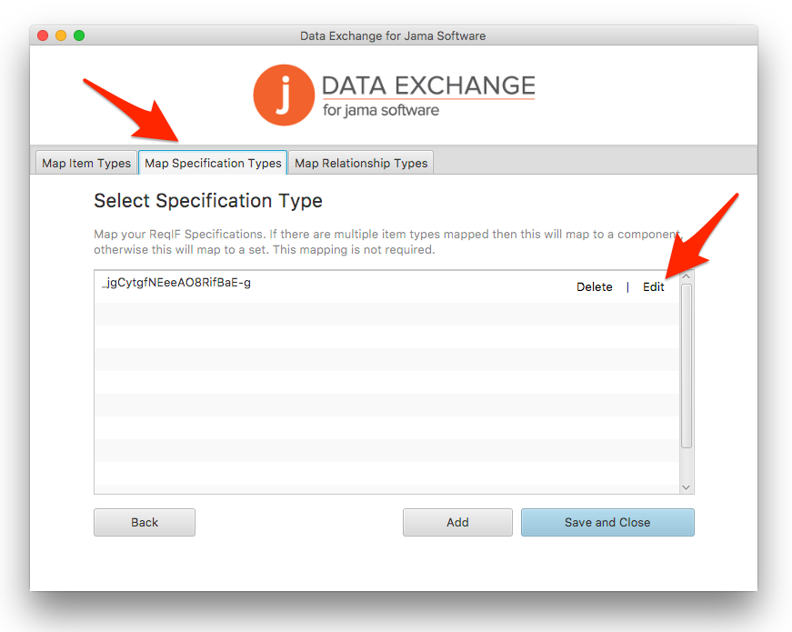 Select Specification Type Select Specification Type