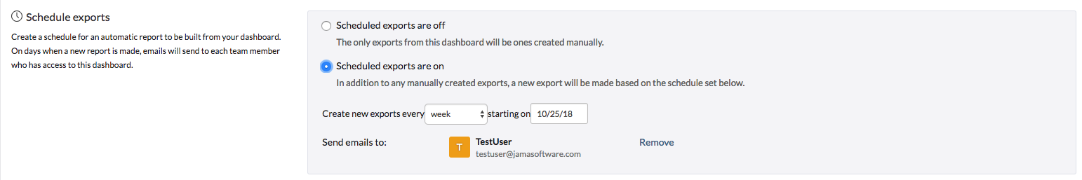 export dashboard data export dashboard data