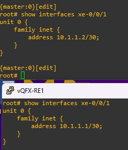 what do you think is wrong with my static route | Junos OS