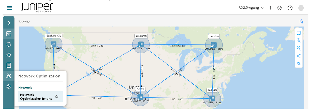 Figure 29 Network Optimization Intent