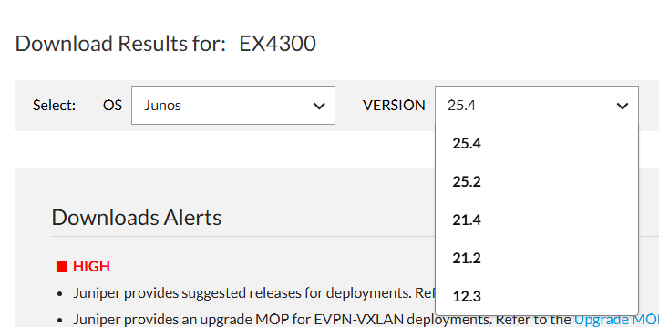 EX4300_JunOS_Options