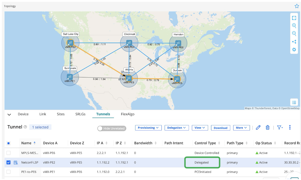 Figure 18 Control Type change to 