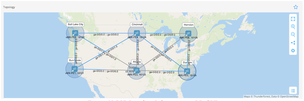 Figure 10 - P2P Interface Information in RD GUI