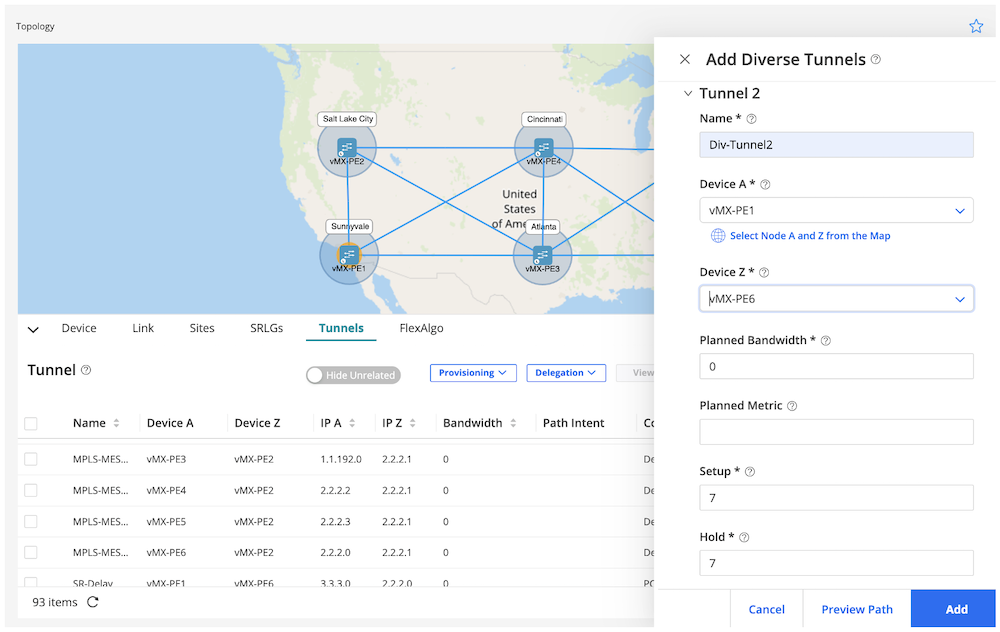 Figure 8 - Variable Definition for Diverse Tunnel (2)