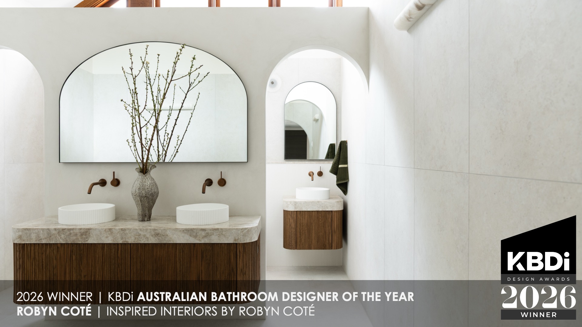 Robyn Coté - Australian Bathroom Designer of the Year 2026