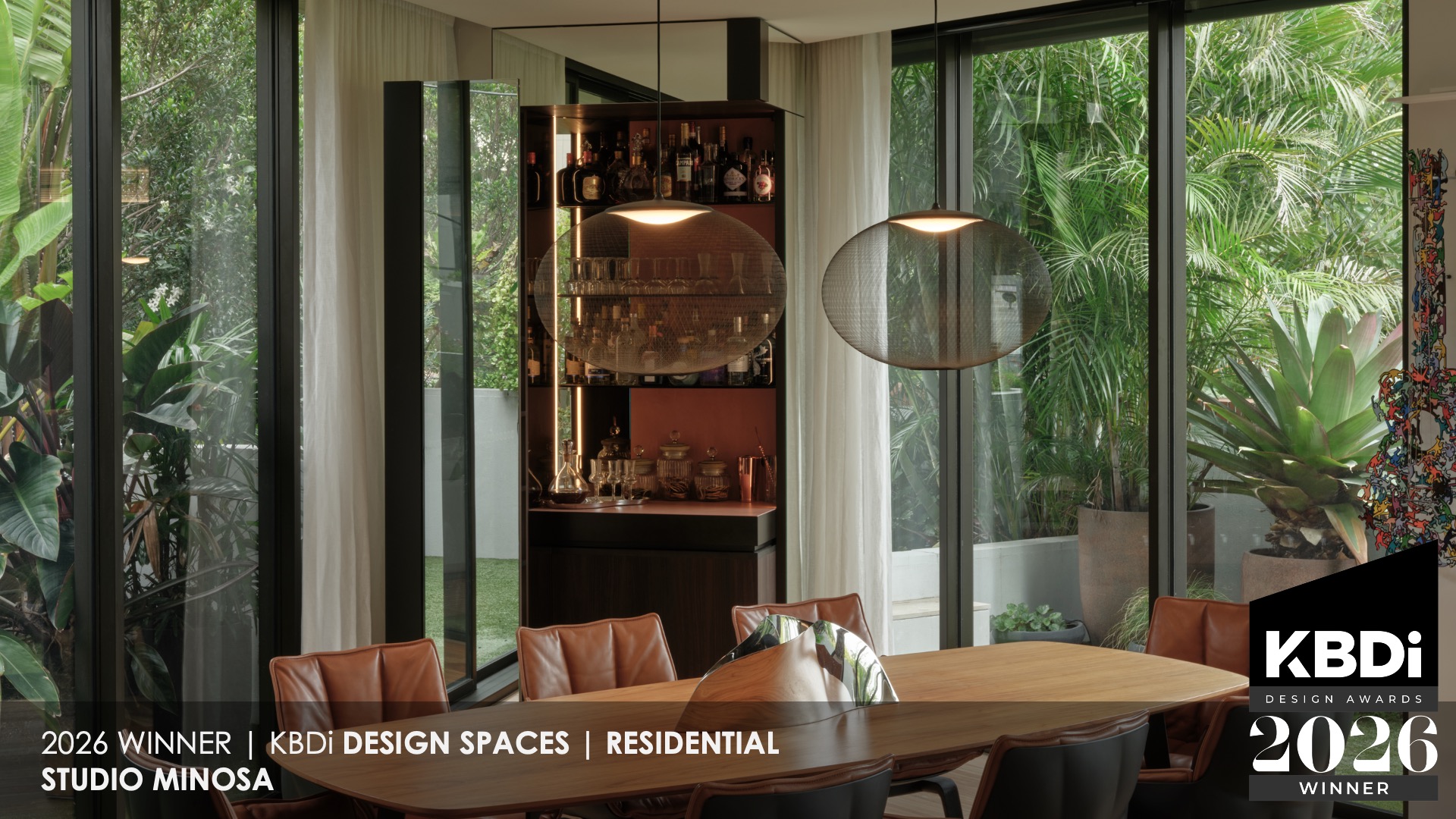 Studio Minosa - KBDi Design Awards 2026 Design Spaces Residential winner
