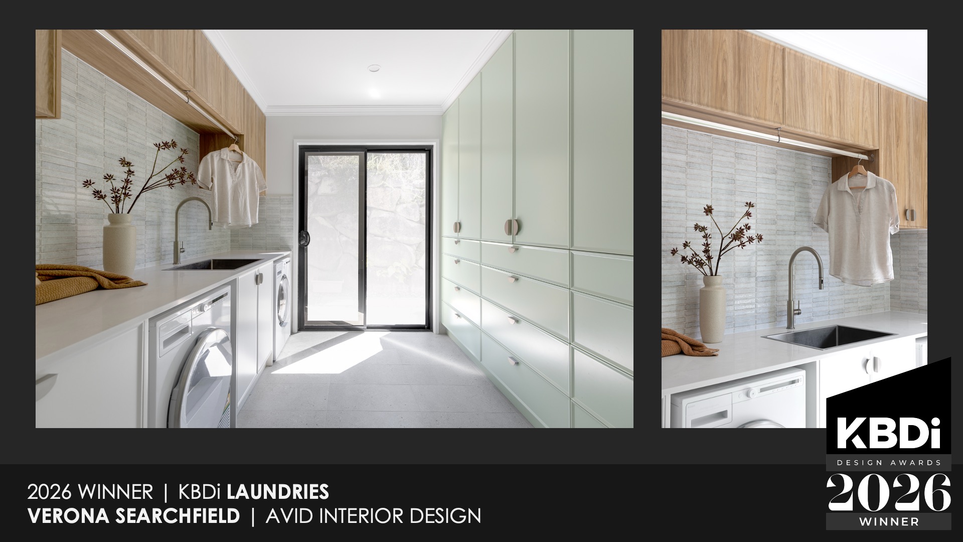 Verona Searchfield - KBDi Design Awards 2026 Laundries winner