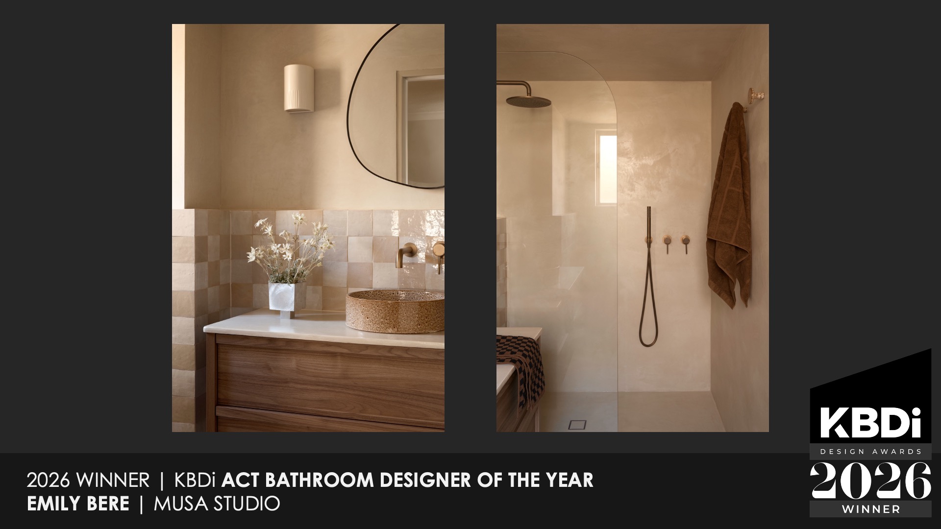 Emily Bere - ACT Bathroom Designer of the Year 2026