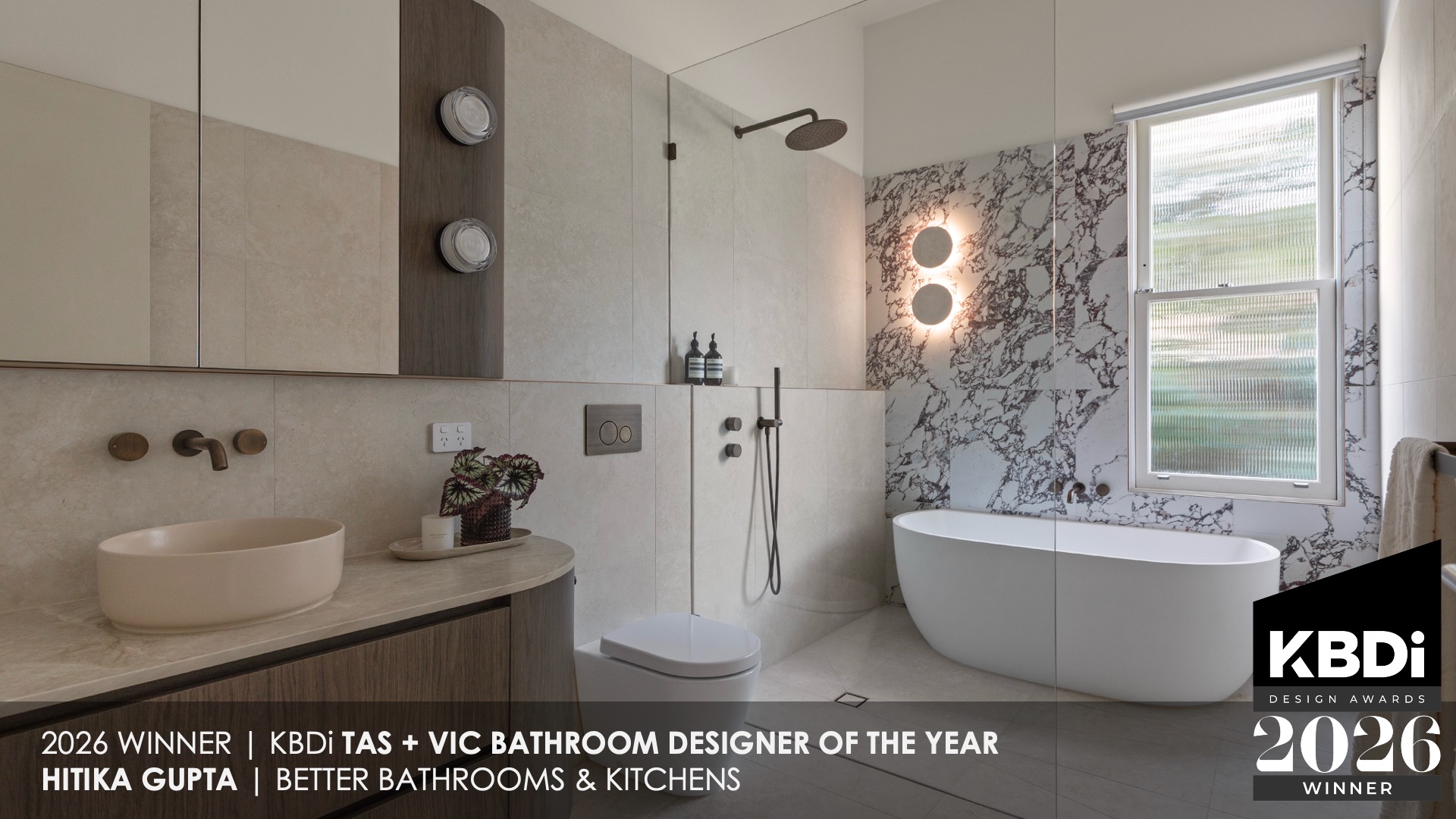 Hitika Gupta - TAS + VIC Bathroom Designer of the Year 2026