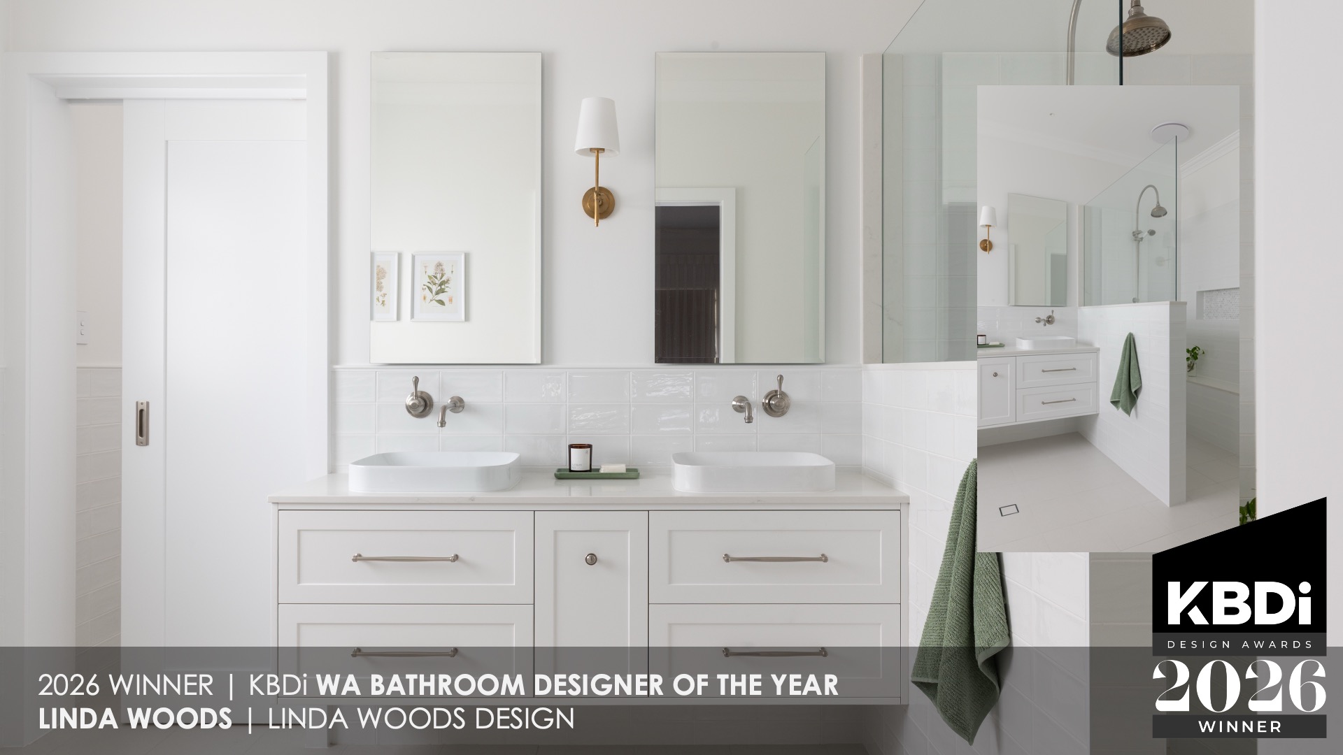 Linda Woods - WA Bathroom Designer of the Year 2026